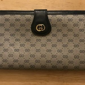 Gucci tri-fold wallet vintage 80's